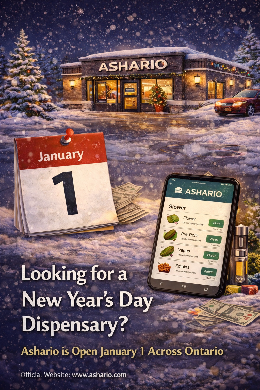 New Year’s Day dispensary