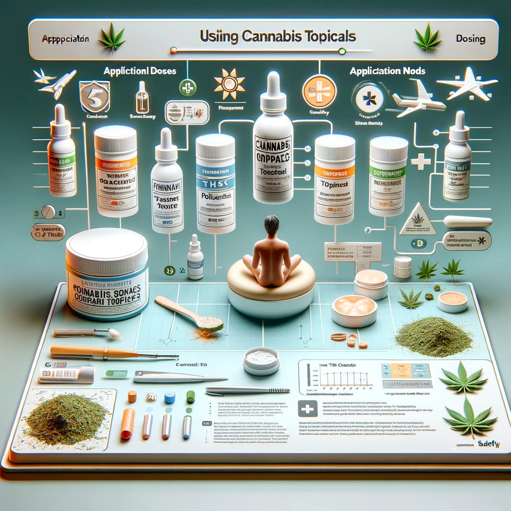 Guide to safe dosing and application of cannabis topicals, available at CBD stores