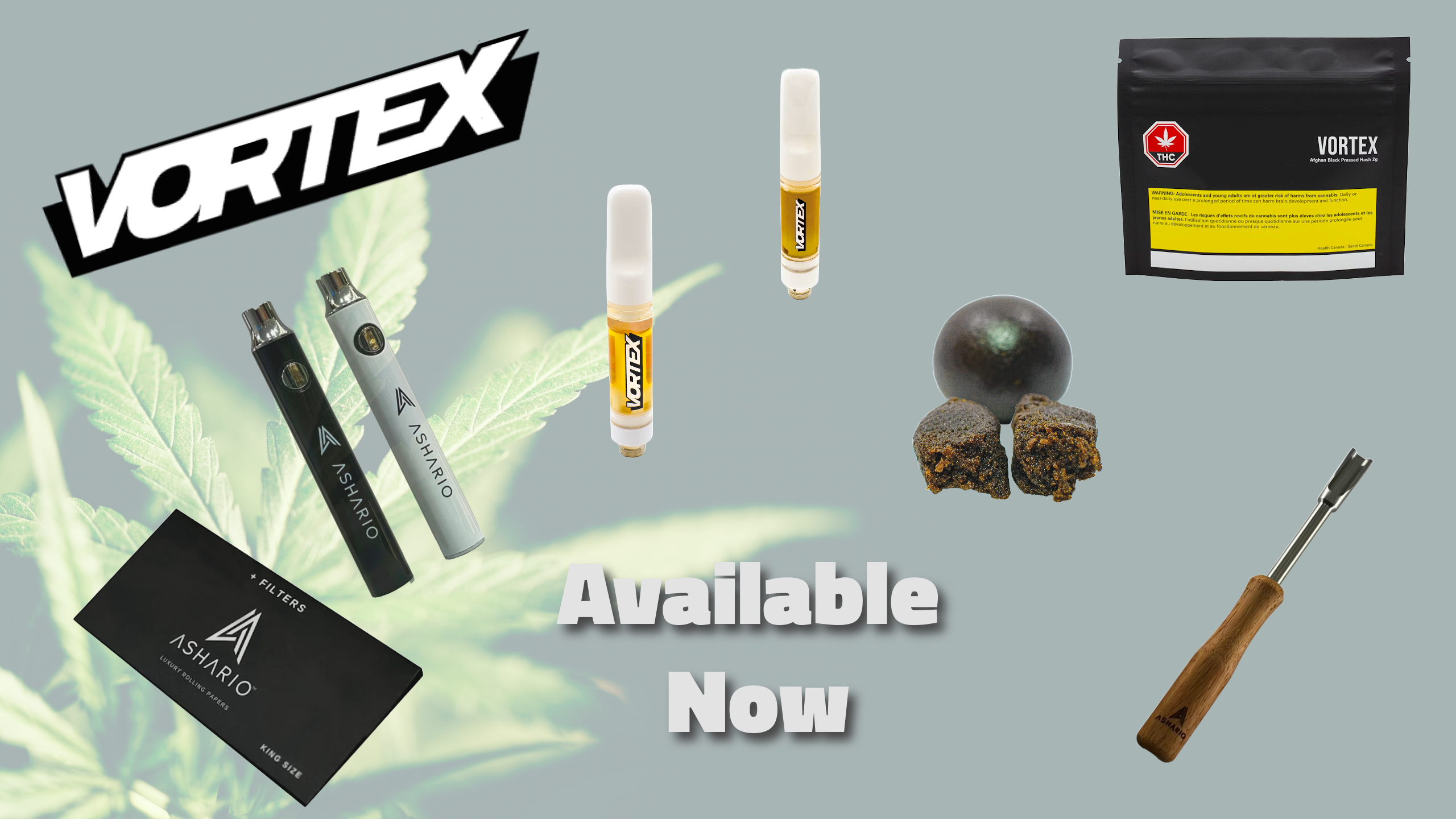 Experience the whirlwind of flavor and potency with Vortex, a brand renowned for its dynamic cannabis offerings, now available at Ashario Cannabis.