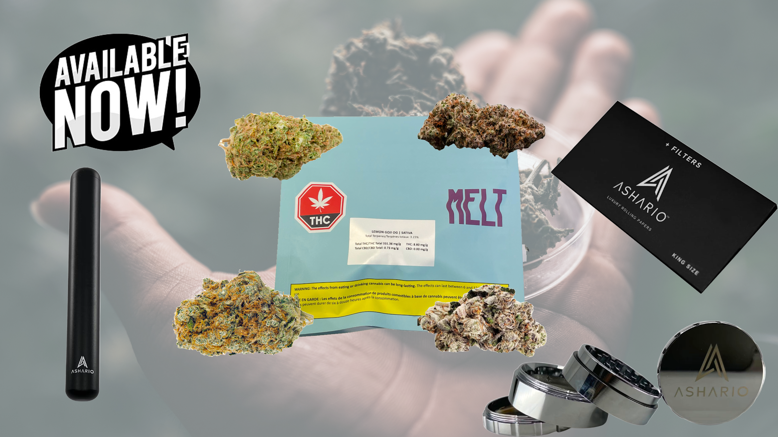 Indulge in the pinnacle of cannabis luxury with MELT, the epitome of excellence in Canada's premium flower market. 