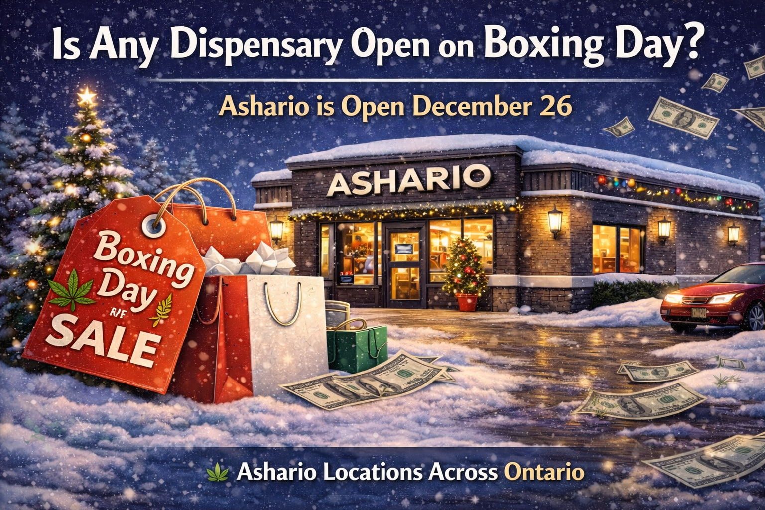 Boxing Day dispensary