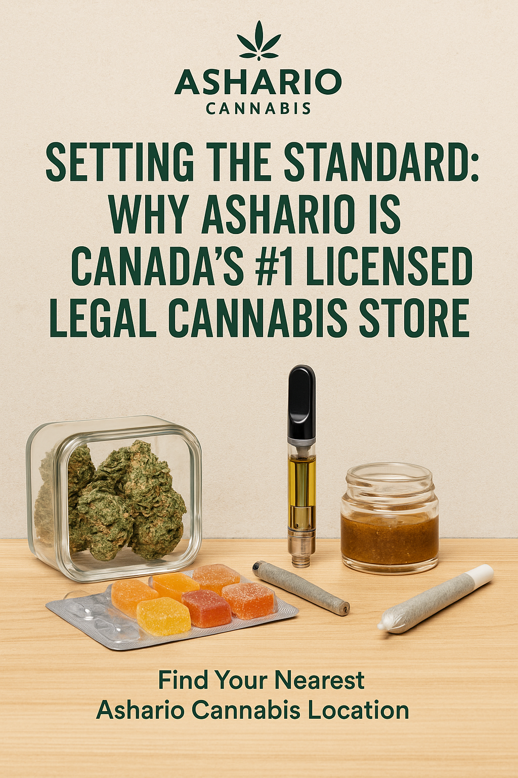 Setting the Standard: Why Ashario is Canada's #1 Licensed Legal Cannabis Store