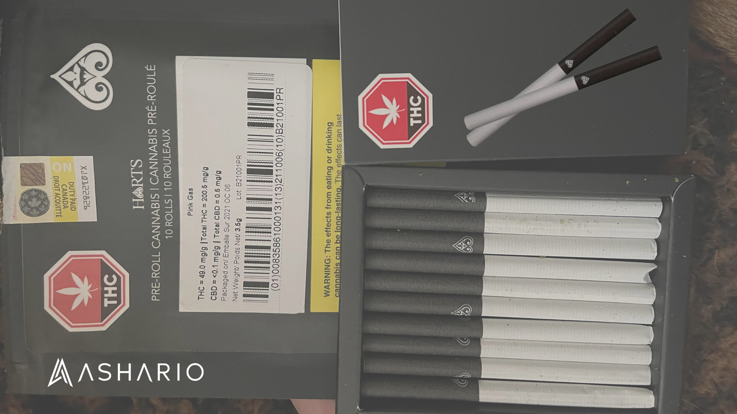 Experience the fusion of quality and innovation with Ashario Cannabis featuring HARTS. Explore terpene-rich strains, enhanced user experiences, and potential health benefits. Elevate your cannabis journey today!