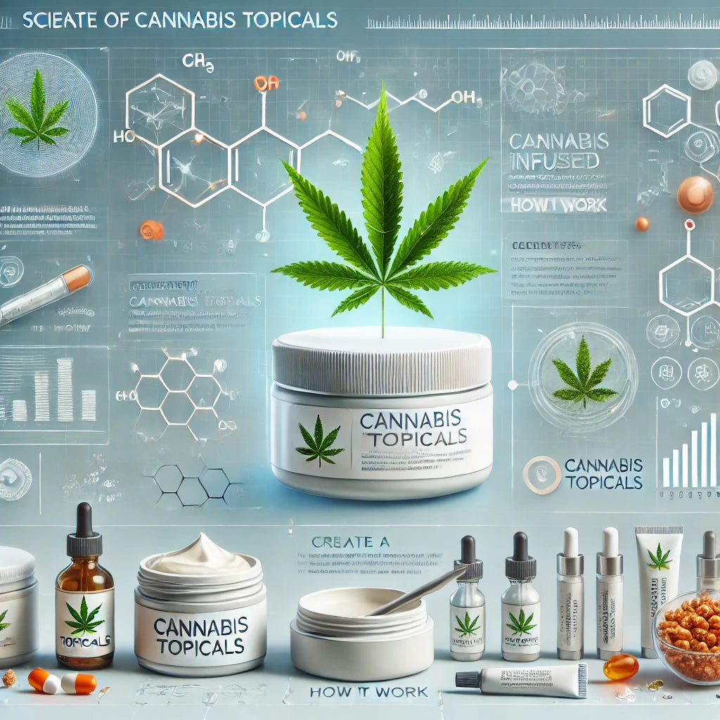 Scientific explanation of how cannabis topicals work, available at local cannabis dispensaries.