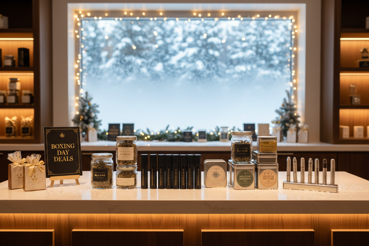 Christmas and Boxing Day Deals at Ashario Cannabis in Aurora, Newmarket, and Nearby Areas