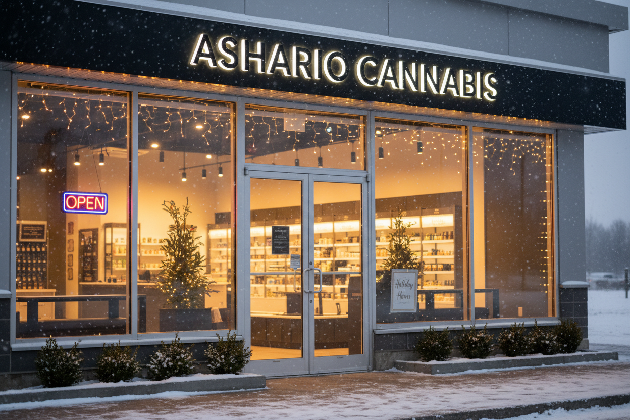 Ashario Cannabis Holiday Hours: Serving North York, Barrie, and Surrounding Communities