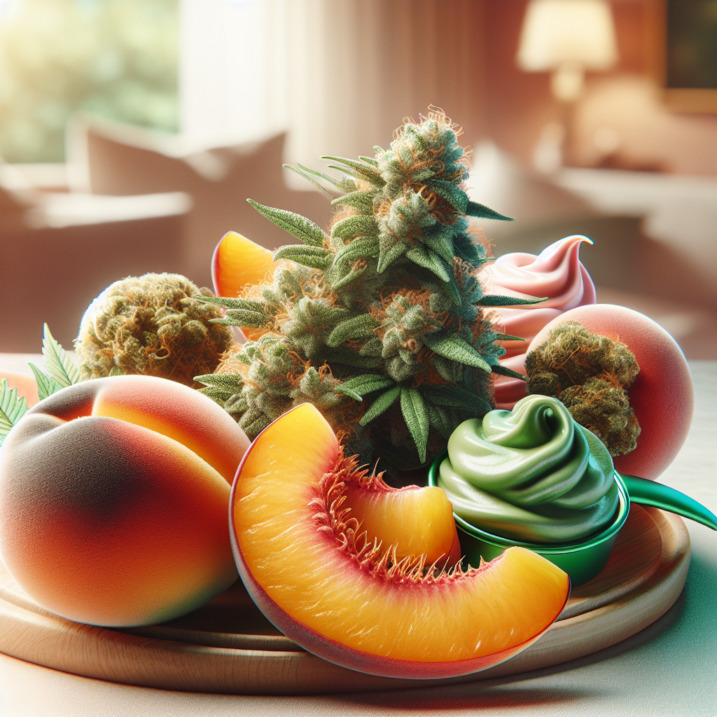 Peach Gelato by Spinach – A Flavourful and Balanced Hybrid at Ashario Cannabis