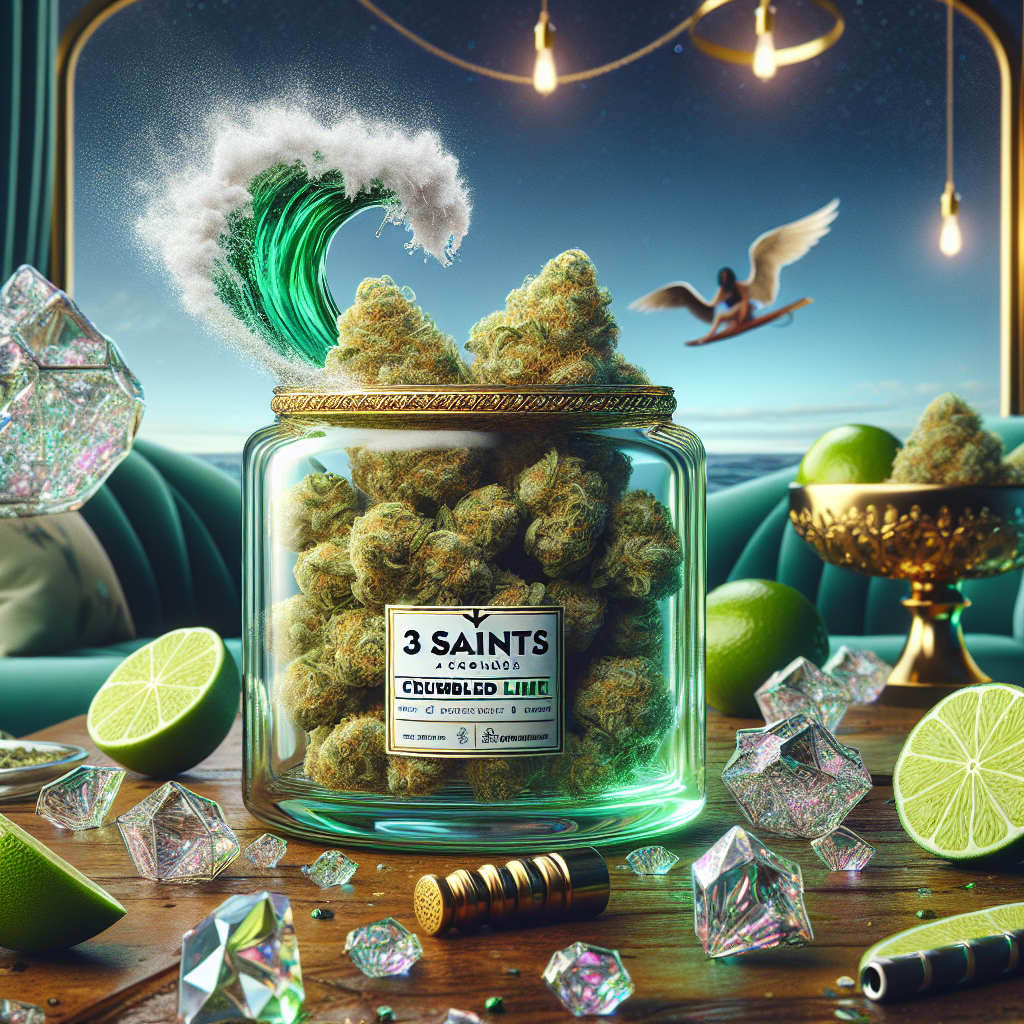 The Unique Experience of 3 Saints Crumbled Lime Cannabis