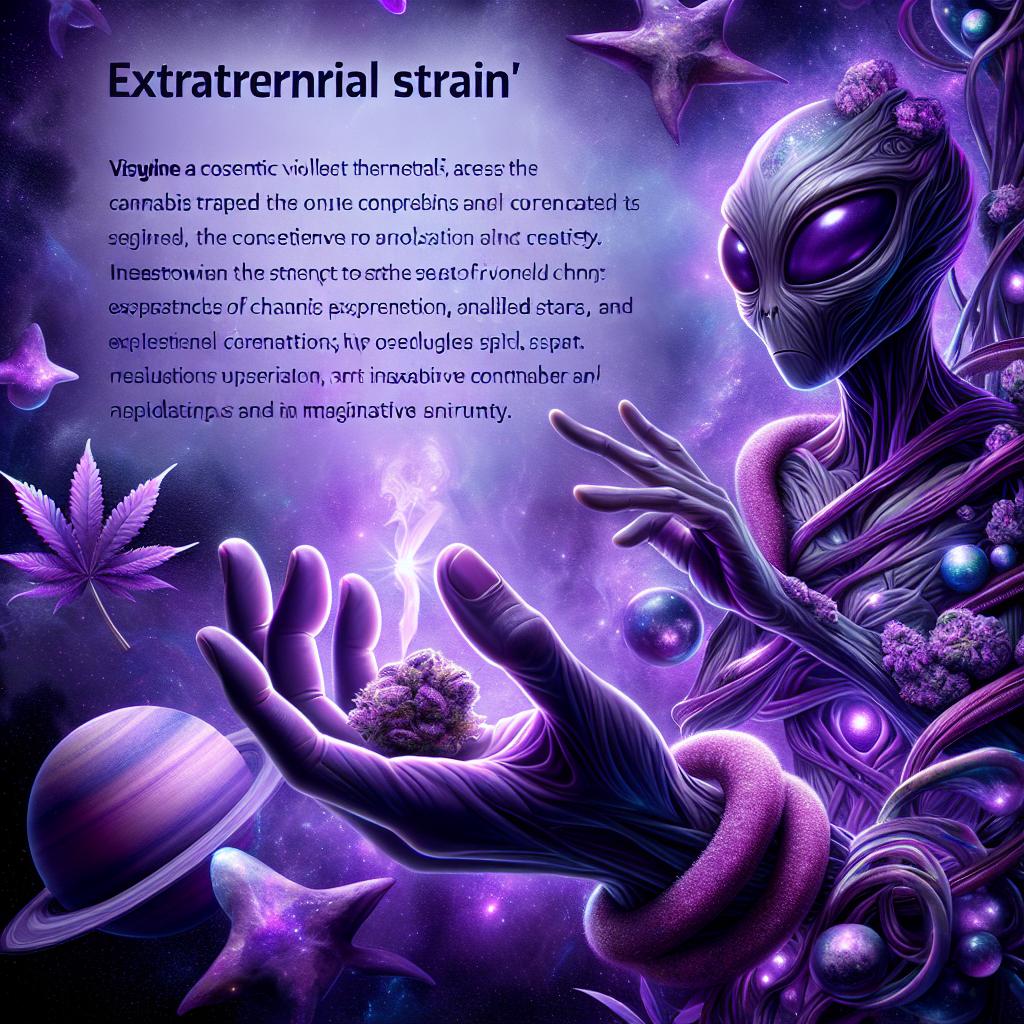 Larry the Purple Alien Strain: A Cosmic Cannabis Experience