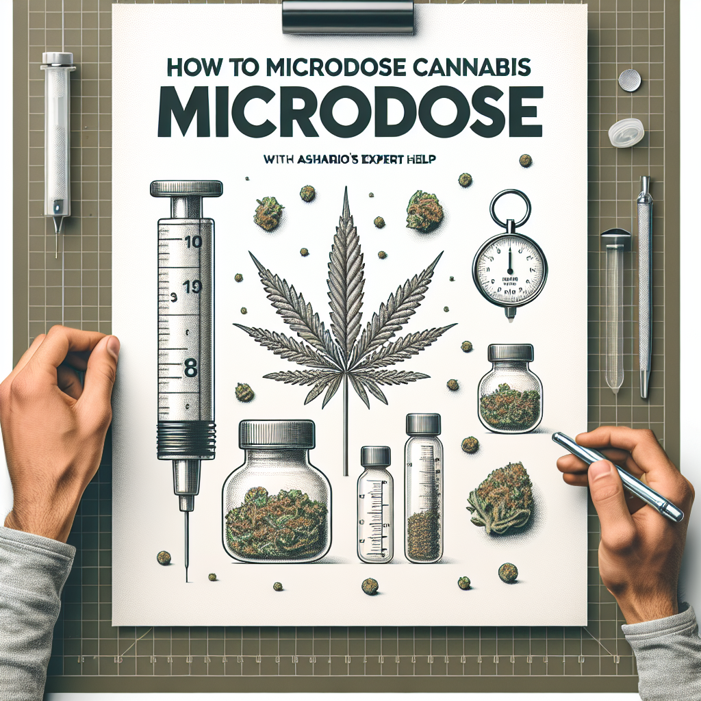 How to Microdose Cannabis with Ashario’s
  Expert Help