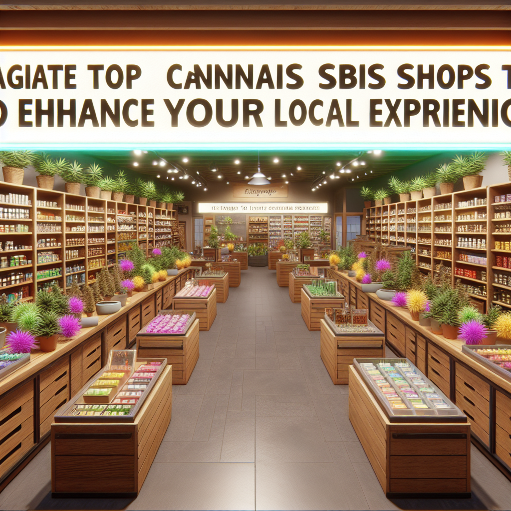 Top Cannabis Shops to Enhance Your Local Experience
