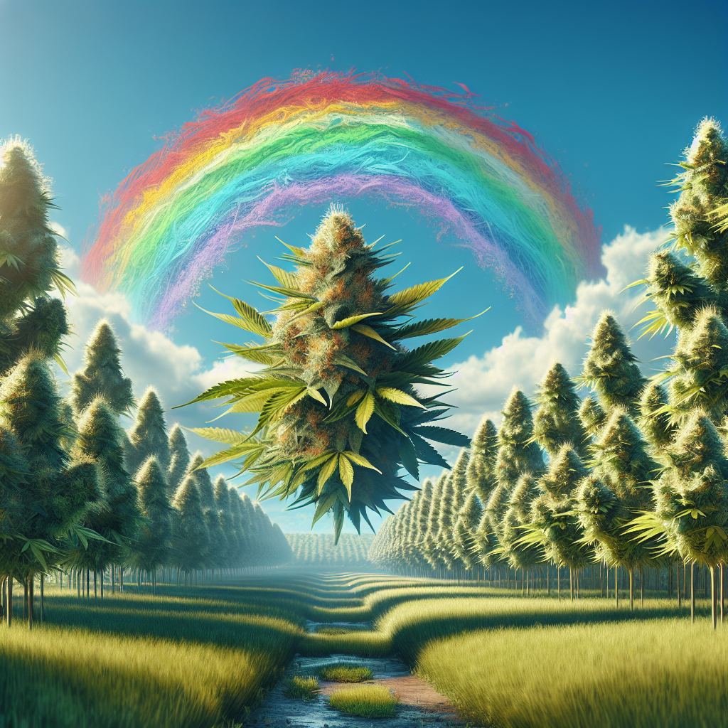 Simply Bare White Rainbow – A Premium Hybrid Cannabis Experience
