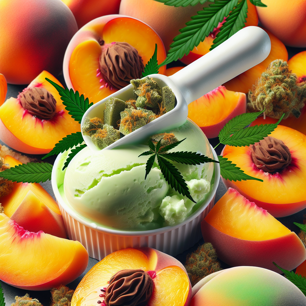 Discover Peach Gelato by Spinach: A Sweet Cannabis Treat at Ashario