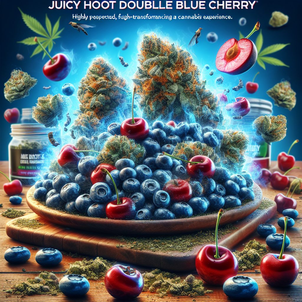 Juicy Hoots Double Blue Cherry – A Bold and Flavorful Cannabis Experience at Ashario Cannabis
