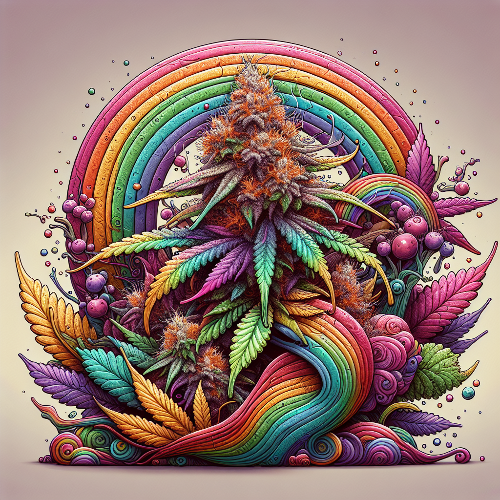 Simply Bare White Rainbow – A Premium Hybrid Strain at Ashario Cannabis