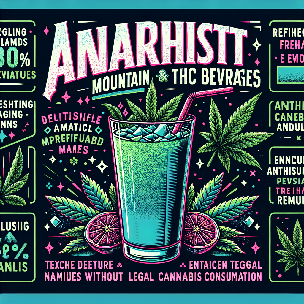 Anarchist Mountain THC Beverages – A Flavourful and Potent Alternative at Ashario Cannabis