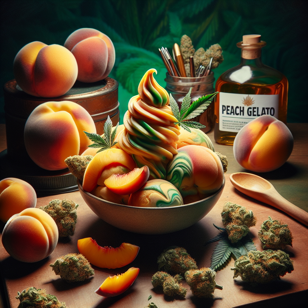 Peach Gelato by Spinach – A Refreshing Hybrid for Balanced Effects at Ashario Cannabis