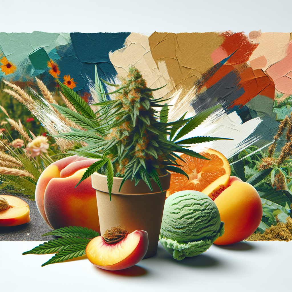 Peach Gelato by Spinach – A Flavourful and Balanced Hybrid at Ashario Cannabis