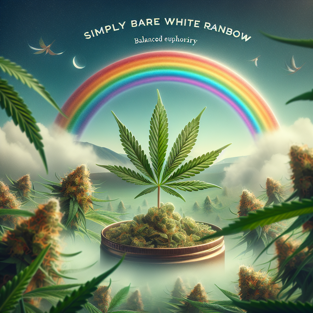 Experience the Balanced High of Simply Bare White Rainbow at Ashario Cannabis