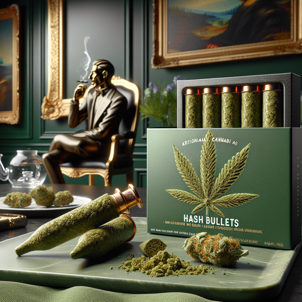Experience Premium Cannabis with Simply Bare Hash Bullets at Ashario Cannabis