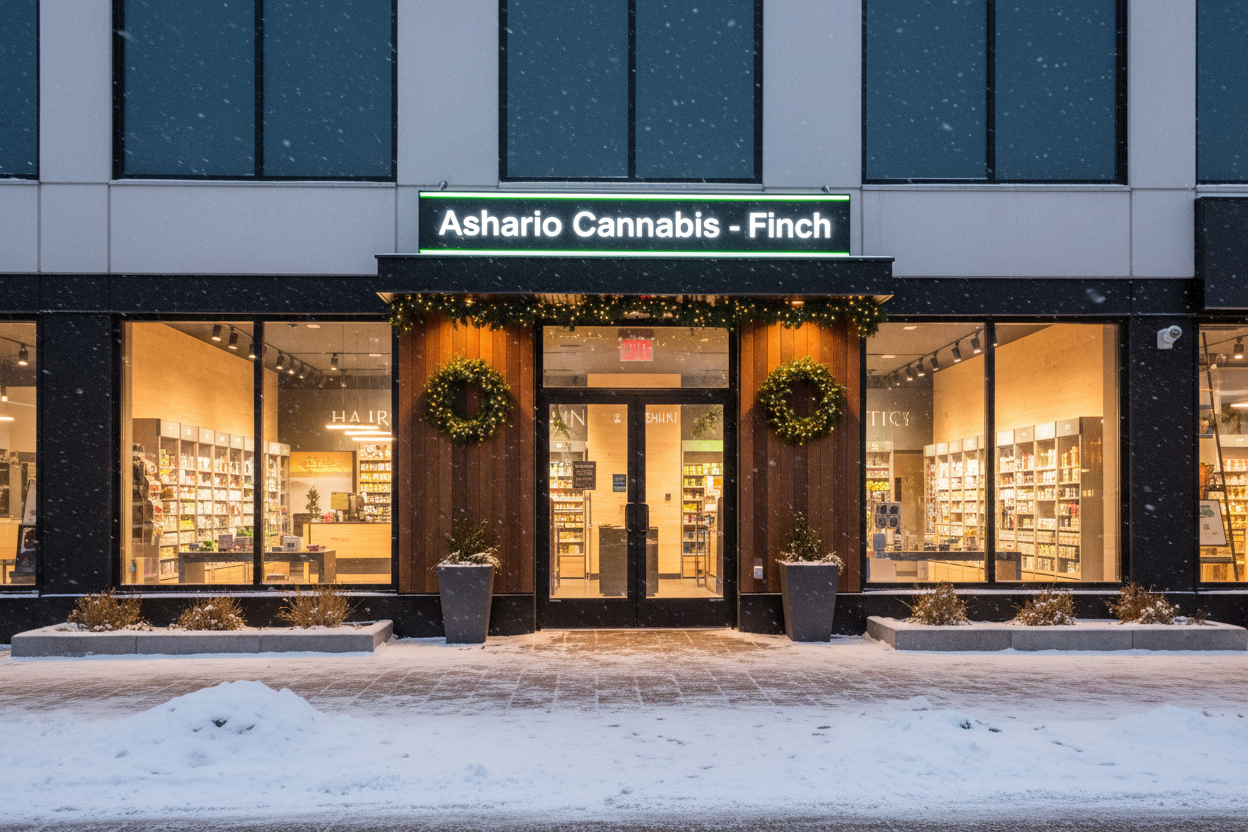 Ashario Cannabis Welcomes Holiday Shoppers in Finch West, Centerpoint Mall, and Aurora