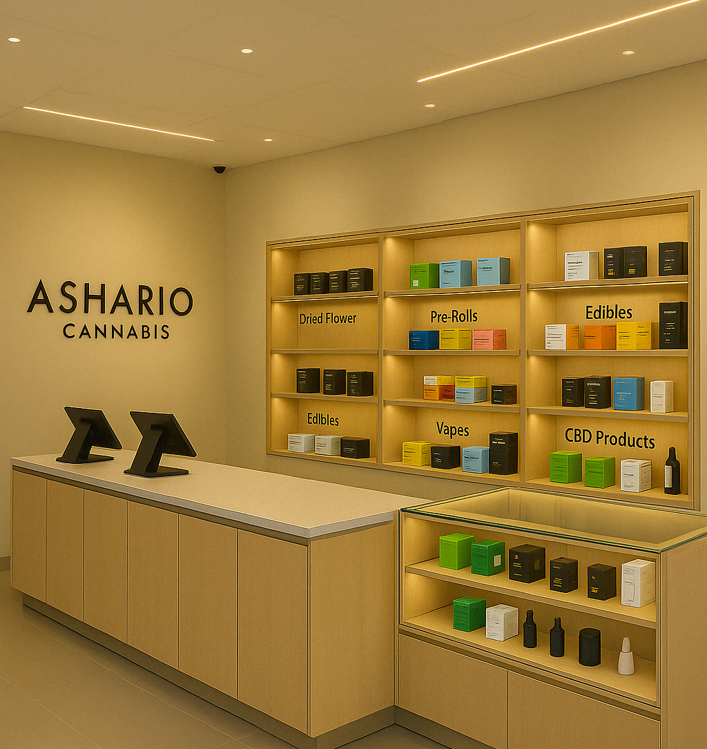 Walk-In Ashario Cannabis Dispensary Near Stroud